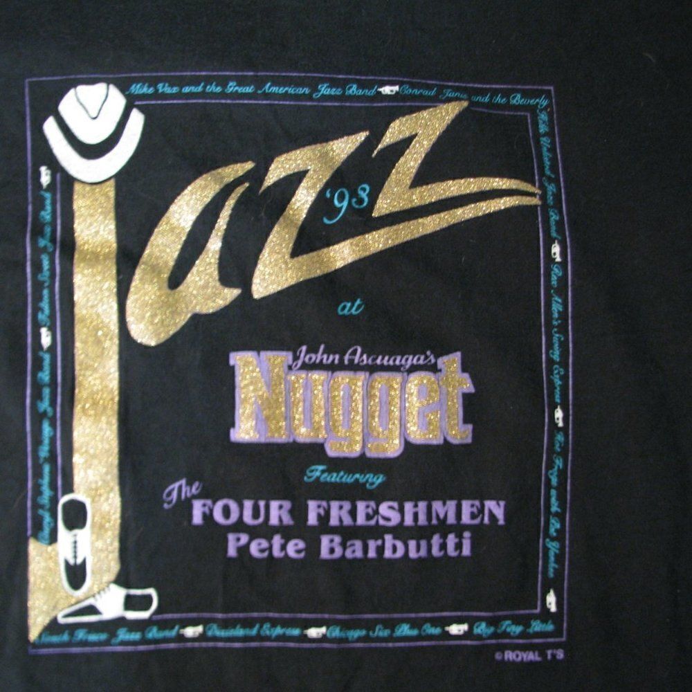Vintage Jazz at Nugget 98 The Four Freshmen Tee